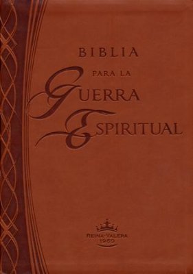 Biblia RVR60 Para Guerra Espiritual Imitación Piel - Marrón