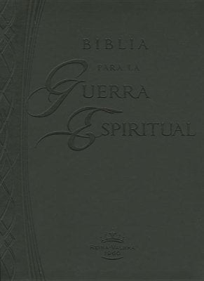Biblia RVR60 Para Guerra Espiritual Imitación Piel - Negra