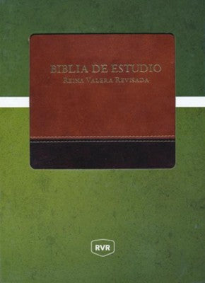 Biblia de Estudio RV Revisada - Piel Imitada Marron