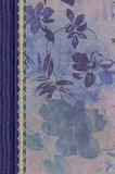 Biblia de Estudio Para Mujeres - Azul con Flores y Indice