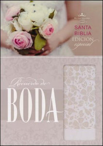 Biblia RVR60 Recuerdo de Boda - Floral