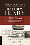 RVR Bibilia de Estudio Matthew Henry, Piel fabricada Negra
