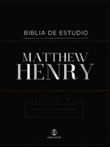 RVR Bibilia de Estudio Matthew Henry, Piel Fabricada con Indice