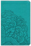 Biblia NVI Letra Grande Tam. Manual, Piel Imit. Aqua