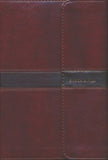 Biblia NVI Letra Grande Tam. Manual, Piel Imit. Marron c/Solapa