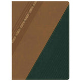 Biblia de Estudio Holman RVR 1960, Castaño/Verde Símil Piel con Indice