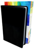 Biblia de Estudio Arco Iris RVR 1960, Negra Piel Imitacion