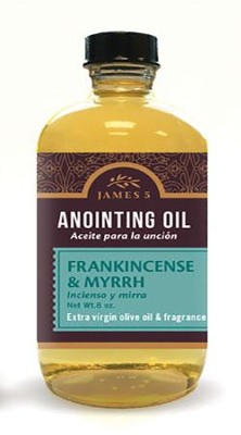 Anointing Oil, Frankincense and Myrrh (8 ounce)