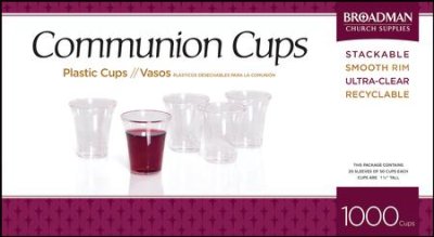 B&H Plastic Communion Cups, 1000