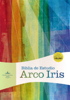 Biblia de Estudio Arco Iris RVR 1960, Negra Piel Imitacion con Indice