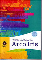 Biblia de Estudio Arco Iris NTV, Negro Piel Fabricada