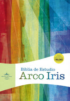 Biblia de Estudio Arco Iris RVR 1960, Chocolate Símil Piel con Indice