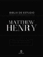 RVR Bibilia de Estudio Matthew Henry, Piel Fabricada con Indice