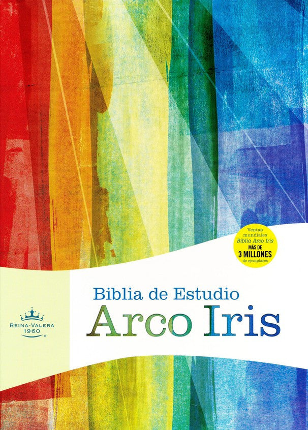 Biblia de Estudio Arco Iris RVR 1960, Verde Profundo con Indice