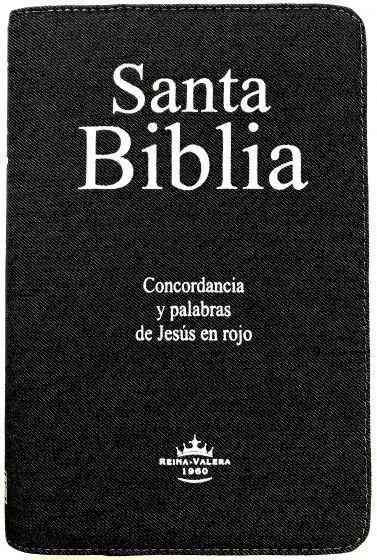 Biblia Tapa Jean, Cierre Rosa- Indice (5.3 x 8.2)