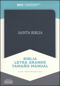 Biblia NVI Letra Grande Tam. Manual, Piel Fab. Negro