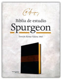RVR 1960 Biblia de Estudio Spurgeon - Negro/Marron Simil Piel