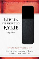 Biblia de Estudio Ryrie Ampliada: Duo-Tono Negro Con Indice