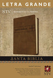 Santa Biblia NTV, Edición de referencia ultrafina, letra grande (Letra Roja, SentiPiel, Café rústico)