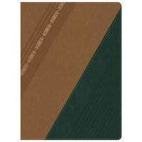 Biblia de Estudio Holman RVR 1960, Castaño/Verde Símil Piel con Indice
