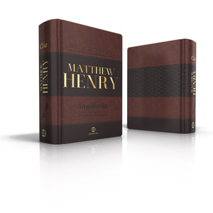 RVR Bibilia de Estudio Matthew Henry, Piel Italiana con Indice