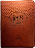 Biblia RVR60 Letra Gigante Cierre Indice - Cafe